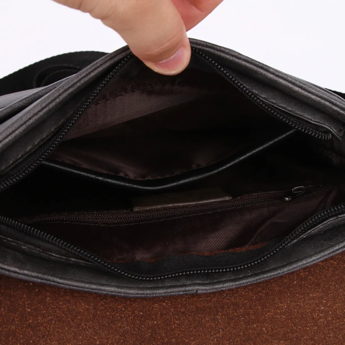 Vicuna Polo Vintage Leather Kuriertasche  - Khaki