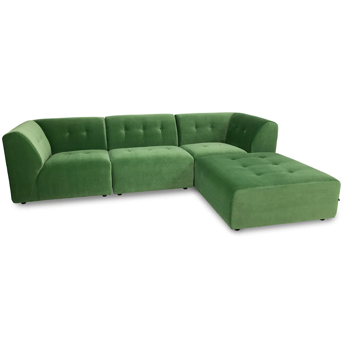 Vint Royal Velvet Couch - Element Hocker
