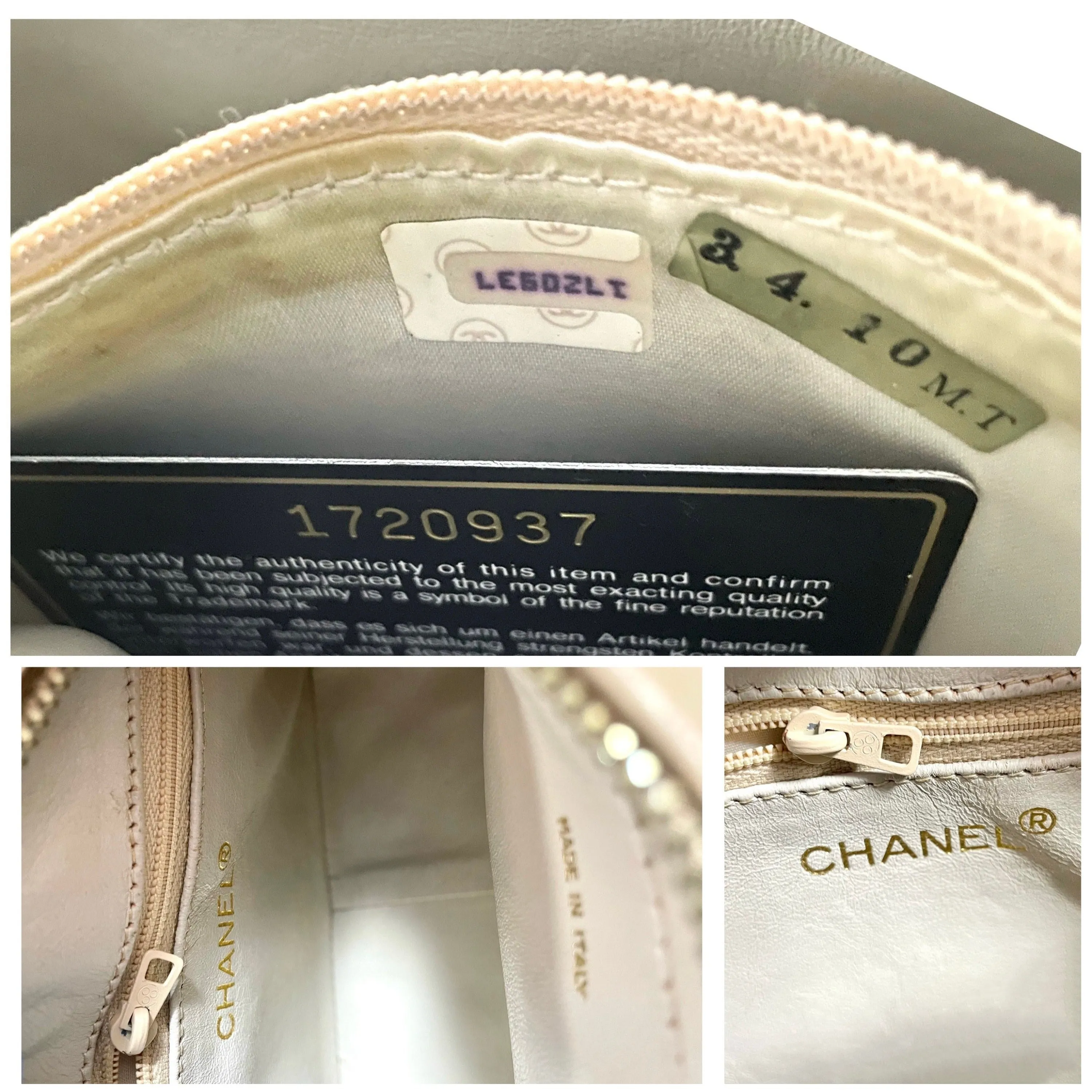 Vintage Chanel tanned beige lambskin camera bag style chain shoulder bag with fringe and CC stitch mark on pentagon flap. 051205ac3
