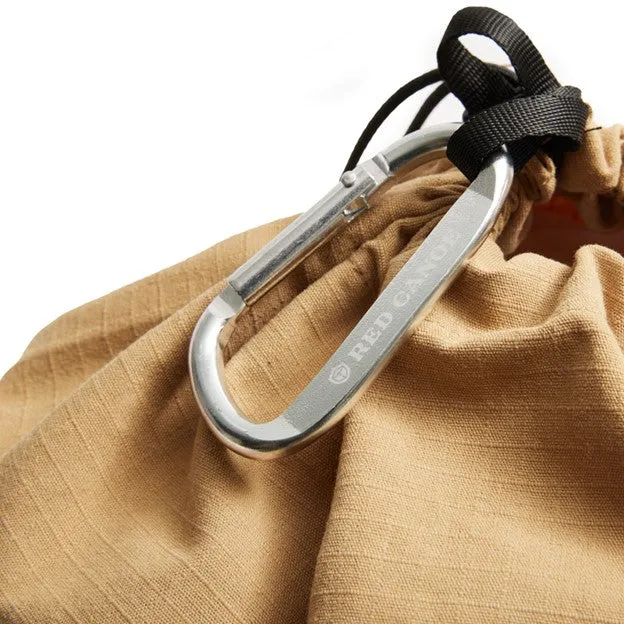 VINTAGE LOGO RIPSTOP BAG, TAN 100%  Cotton. Organizing bag.