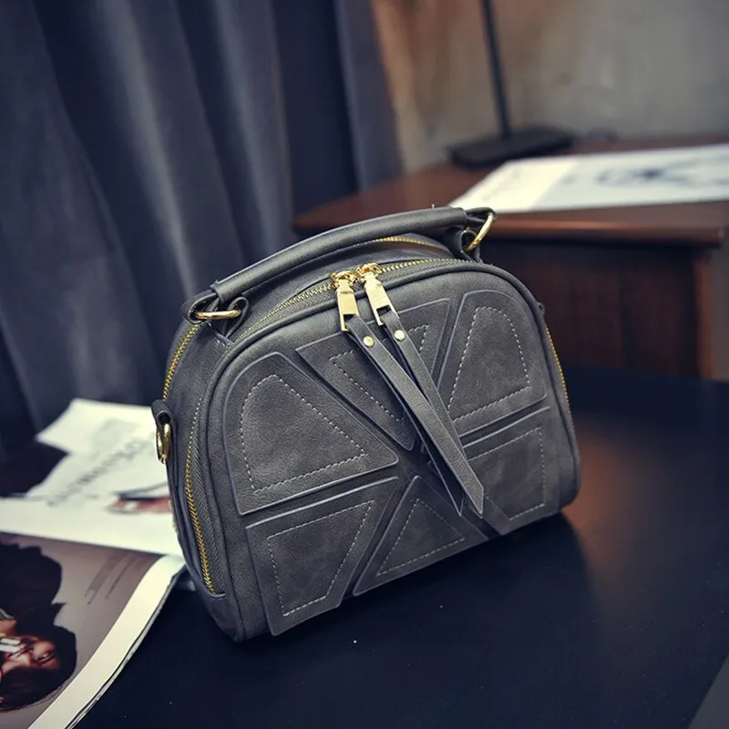 Vintage PU Leather Handbag For Women Girl Fashion Shell Messenger Bags Bolsa Female Shoulder Bags Ladies Crossbody Bag Purses