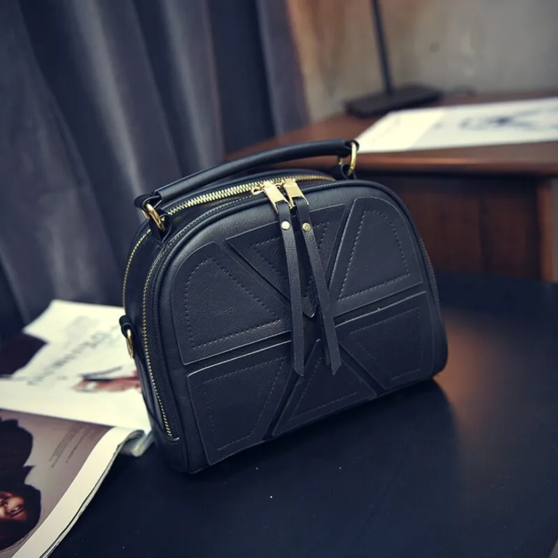 Vintage PU Leather Handbag For Women Girl Fashion Shell Messenger Bags Bolsa Female Shoulder Bags Ladies Crossbody Bag Purses
