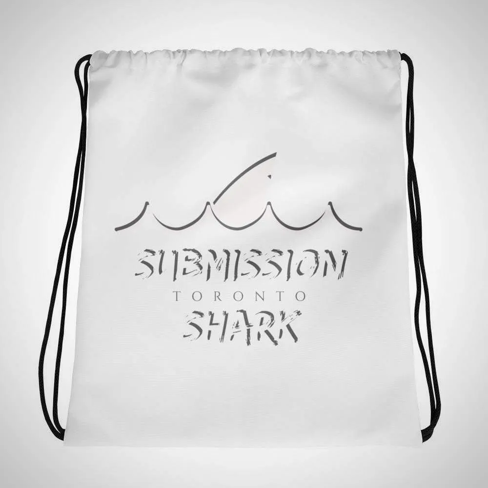 Wavy White | Drawstring bag | Submission Shark