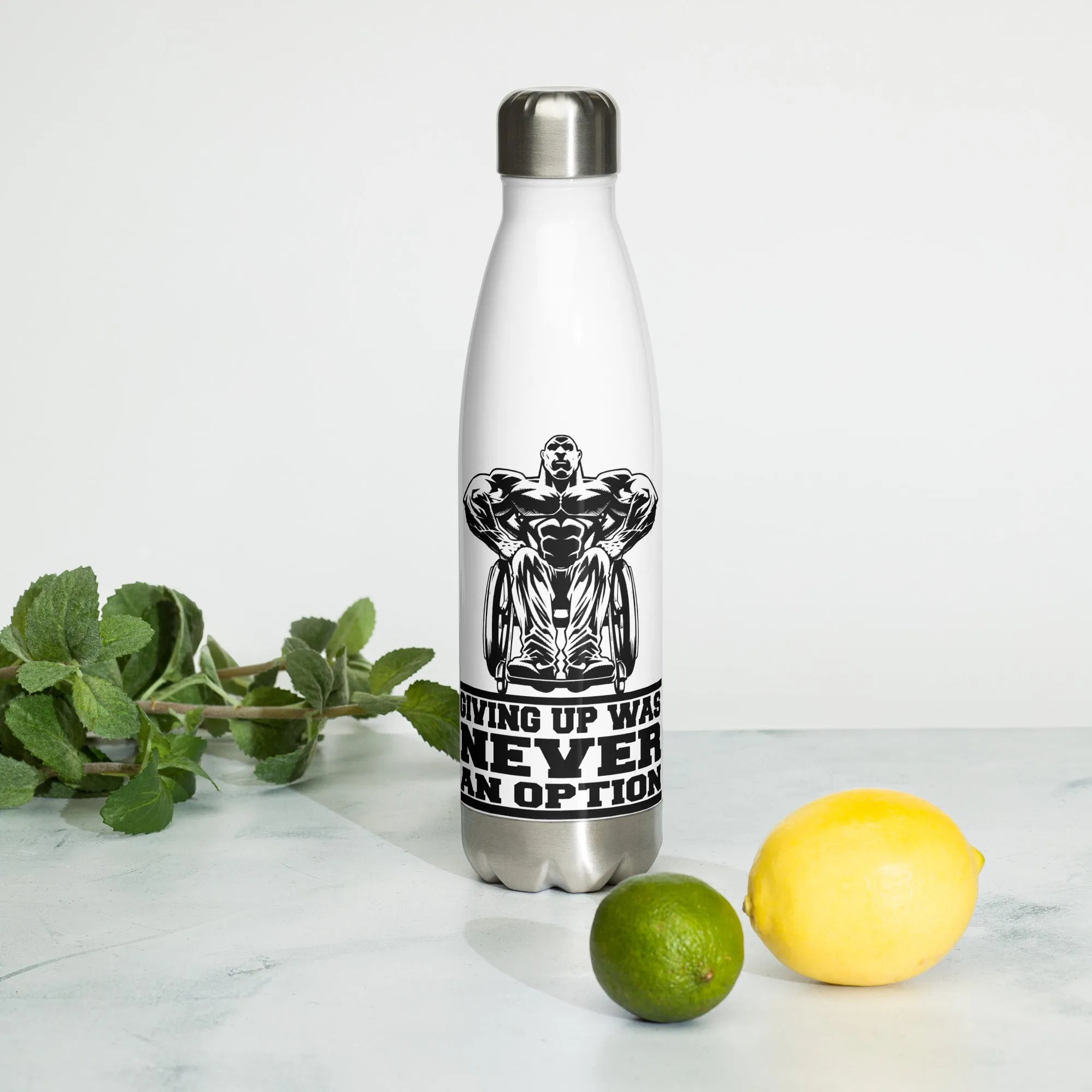 WCBB Design #1 Stainless Steel Water Bottle