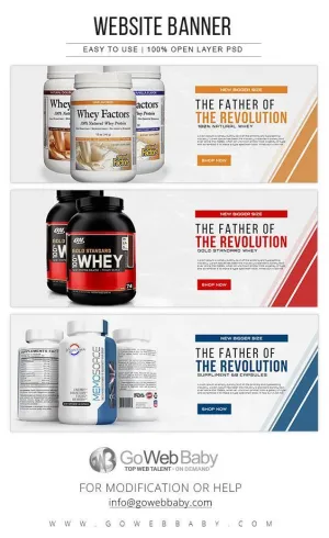 Website Banner - Nutrition For Website Marketing