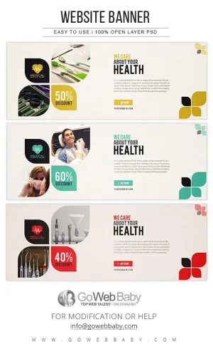 Website Banners - Dental Services For Website Marketing