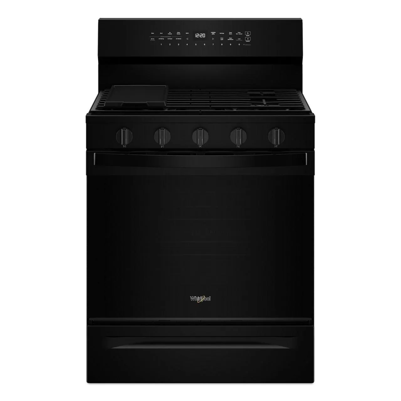 Whirlpool 30-inch Freestanding Gas Range with Air Fry Technology WFGS7530RB
