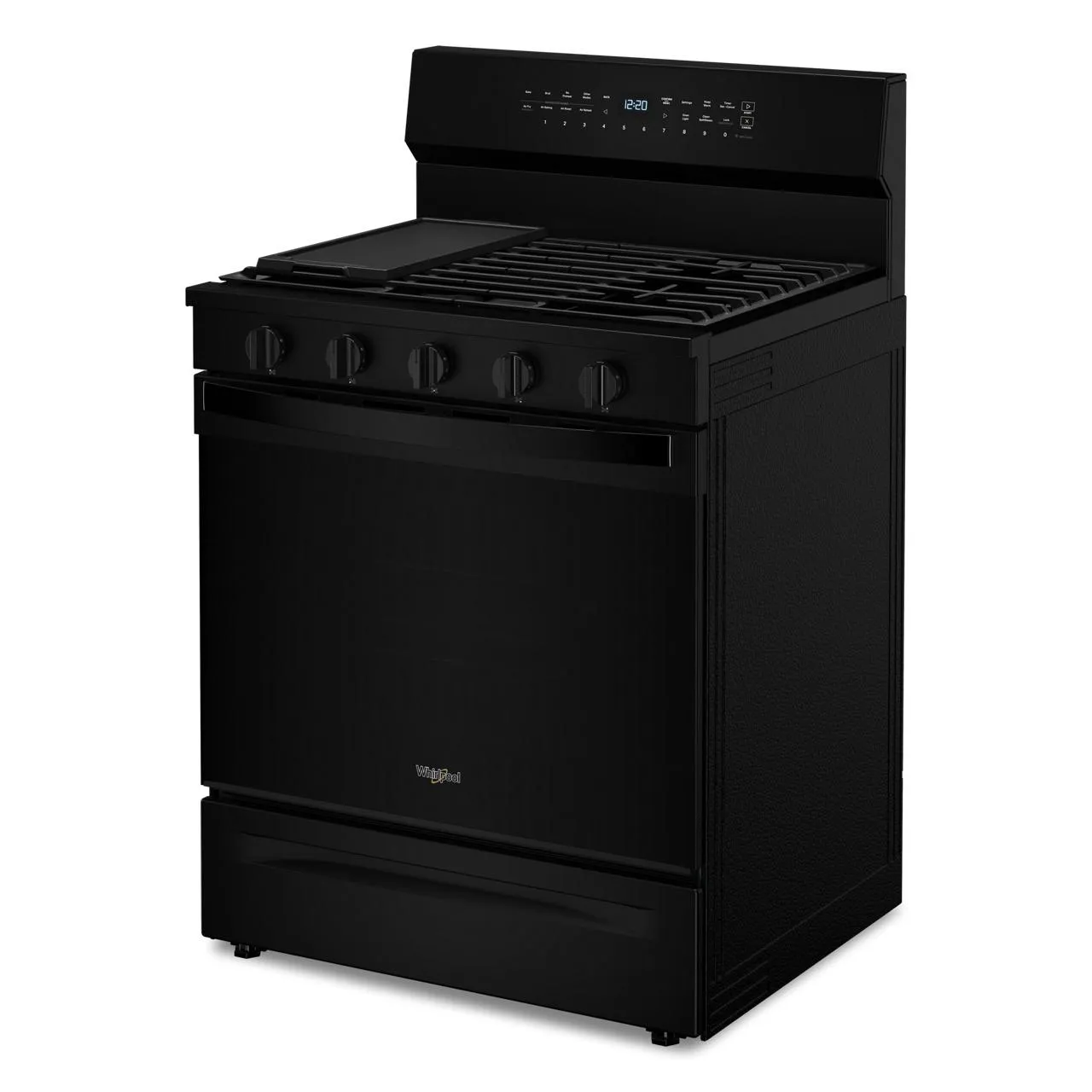 Whirlpool 30-inch Freestanding Gas Range with Air Fry Technology WFGS7530RB