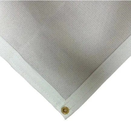 White 86% Super Shade Mesh Tarp 10' x 10'