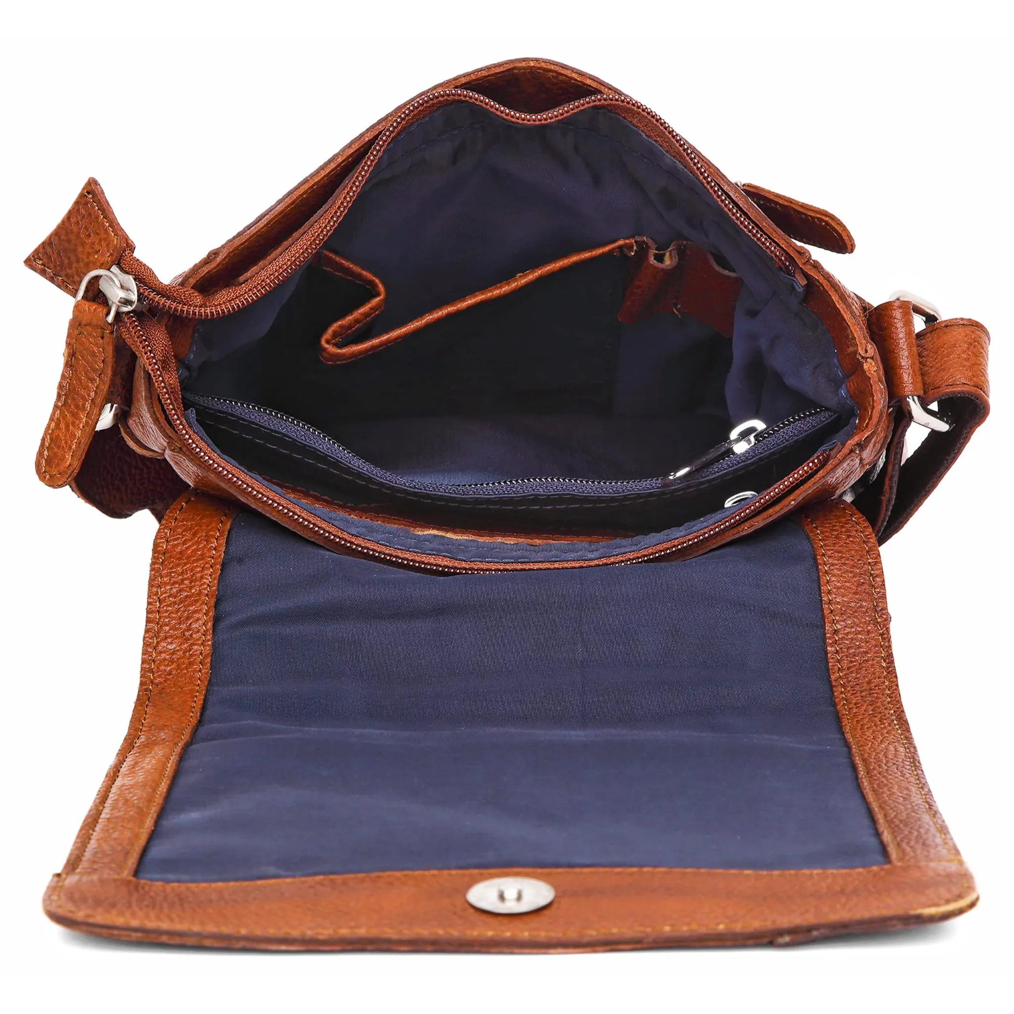 WHITEFIELD Leather Sling Bag for Men