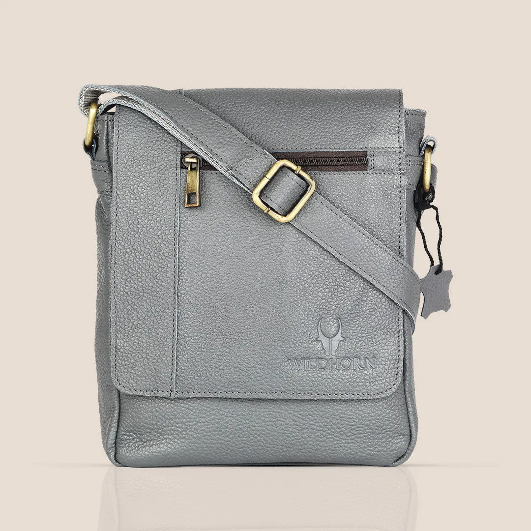 WHITEFIELD Leather Sling Bag for Men