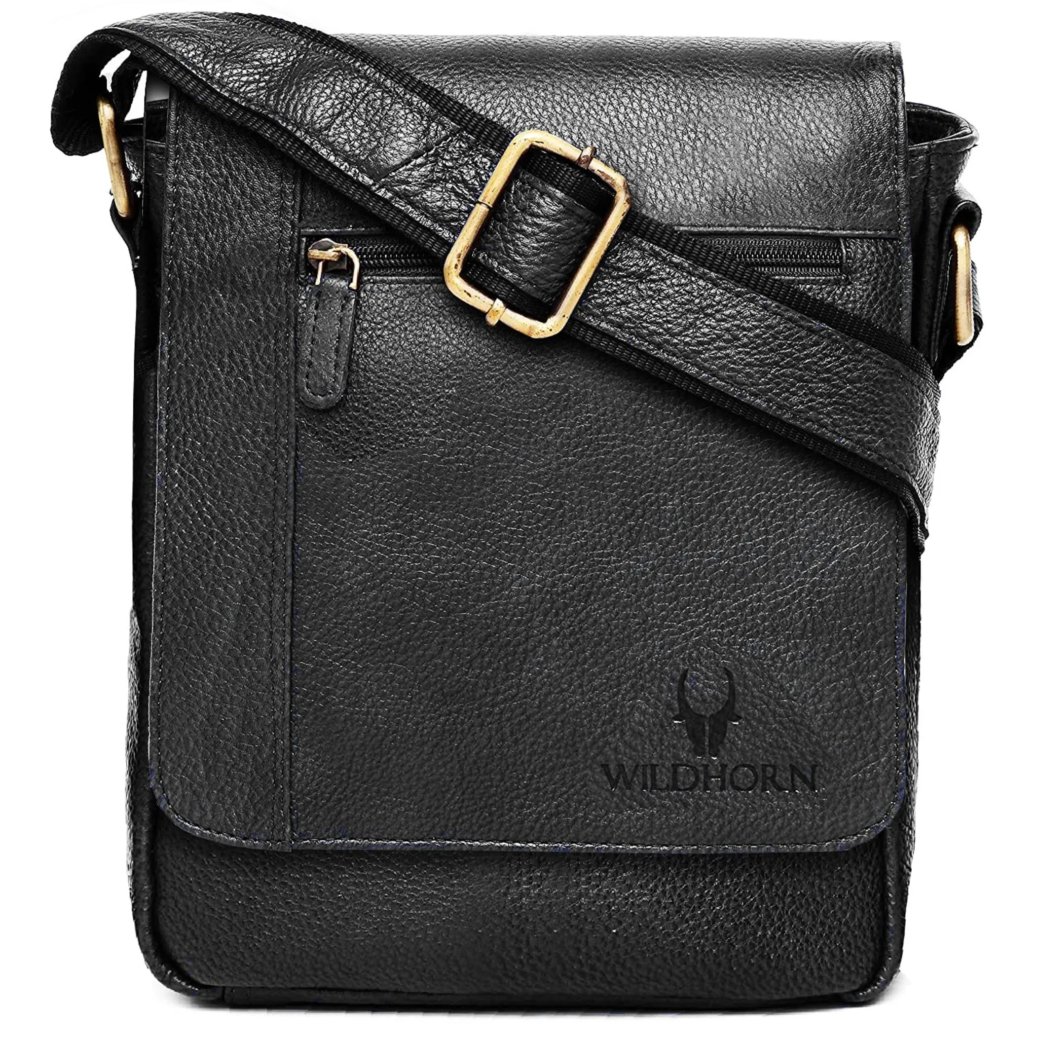 WHITEFIELD Leather Sling Bag for Men