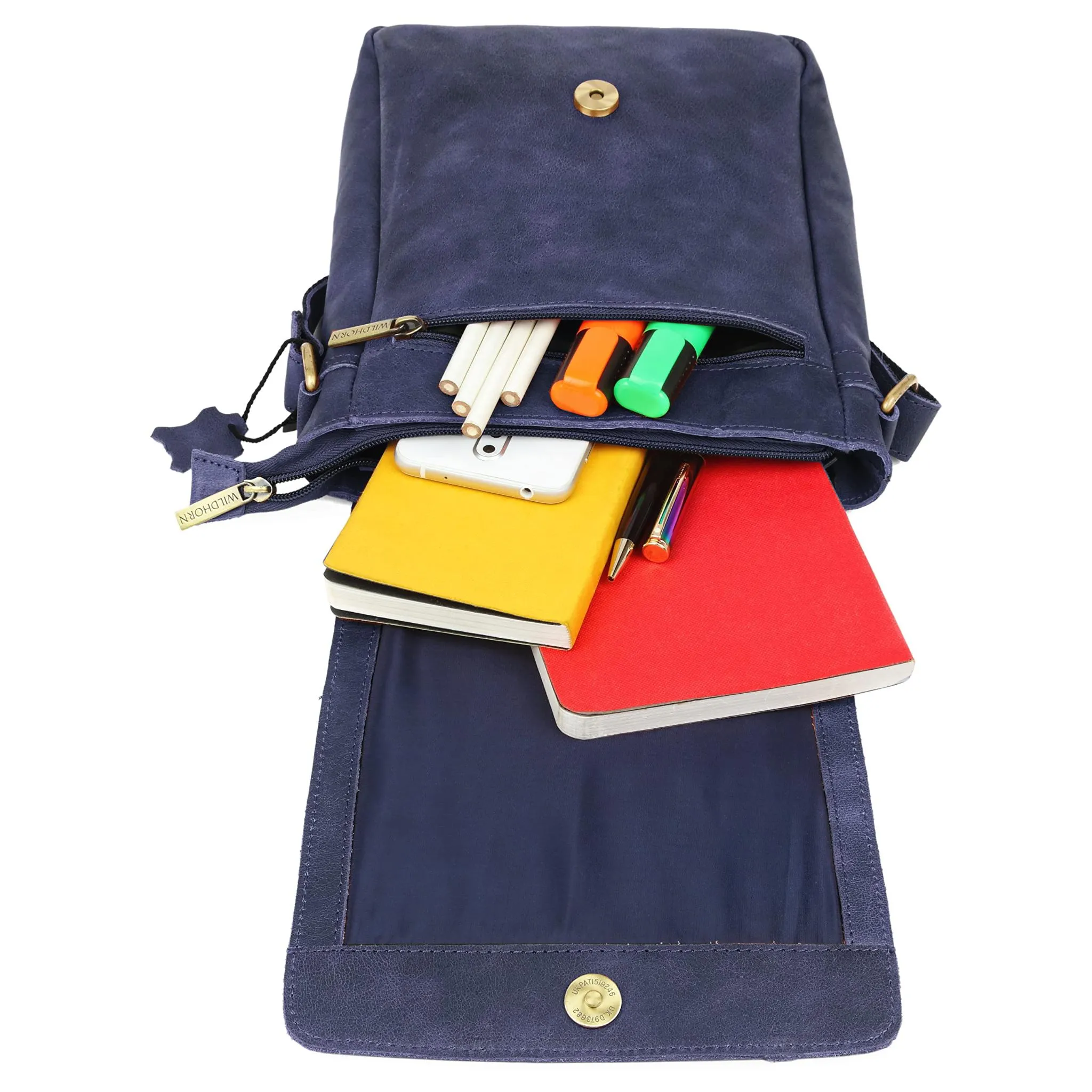WHITEFIELD Leather Sling Bag for Men