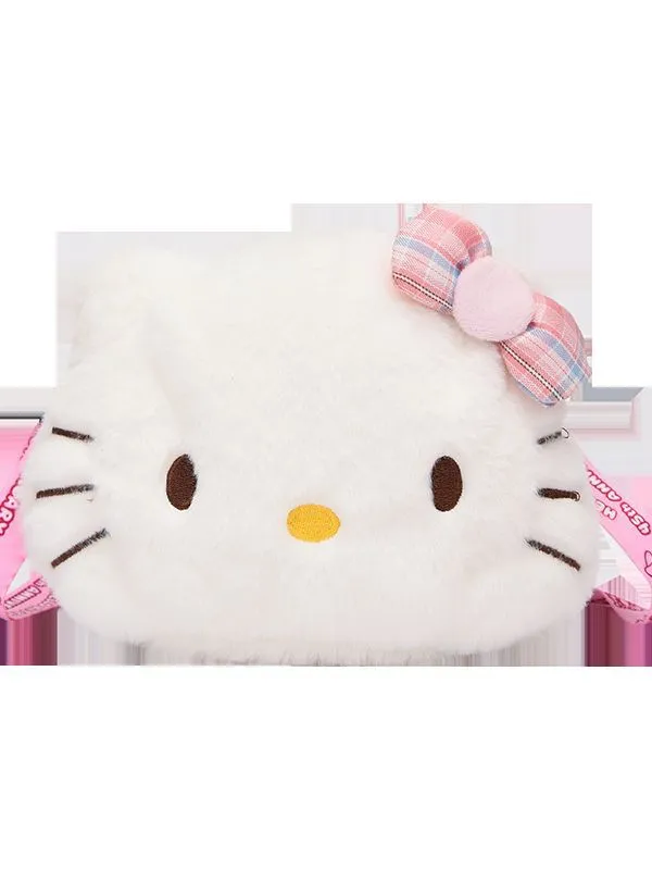 Wholesale Cute Cartoon Cat Bag Plush Doll Children's Shoulder Bag Plush Crossbody Bag