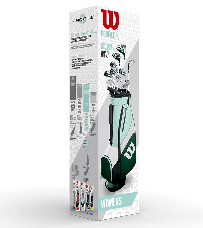 Wilson Womens Profile SGI Complete Set - Cart Bag