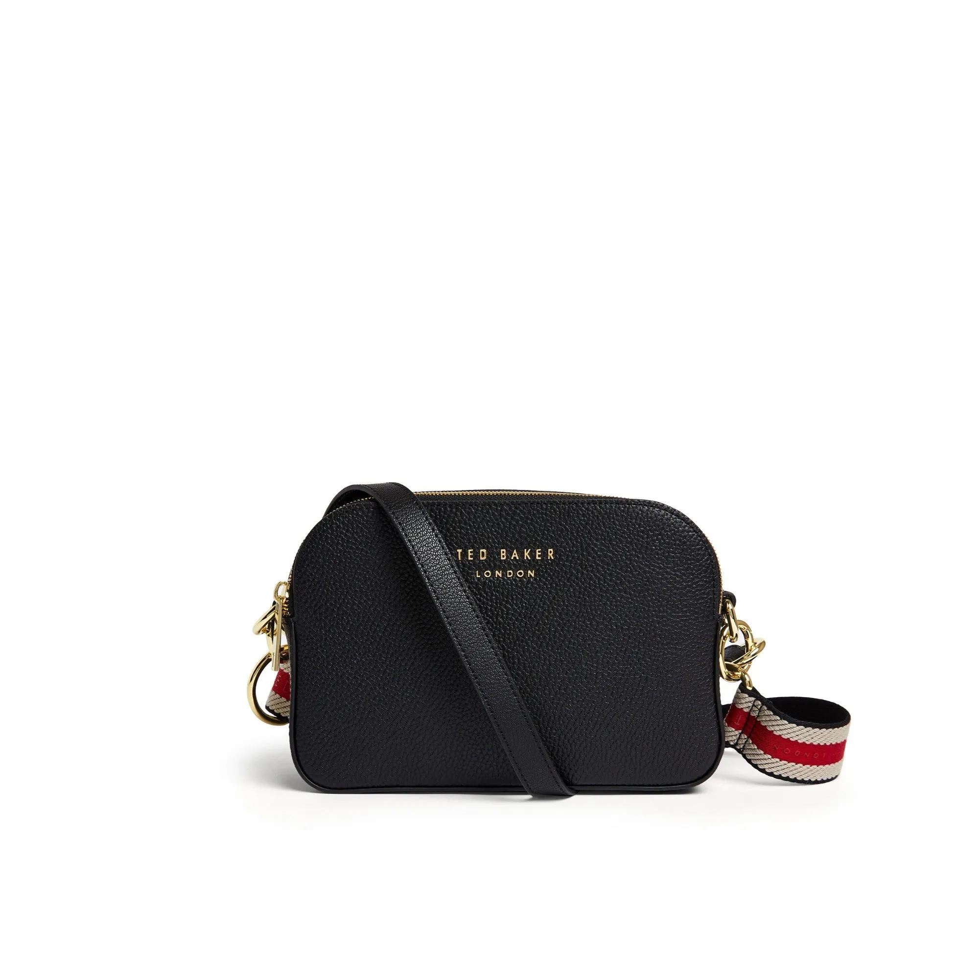 Women Amerrah-Branded Webbing Strap Camera Bag - Black