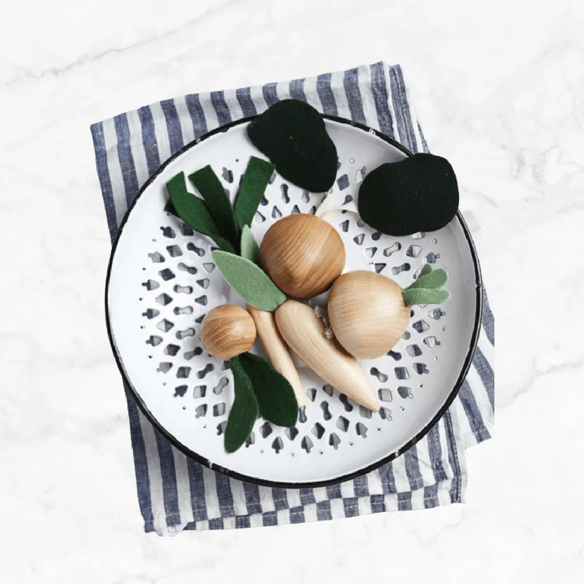Wooden Veggies Play Food Set