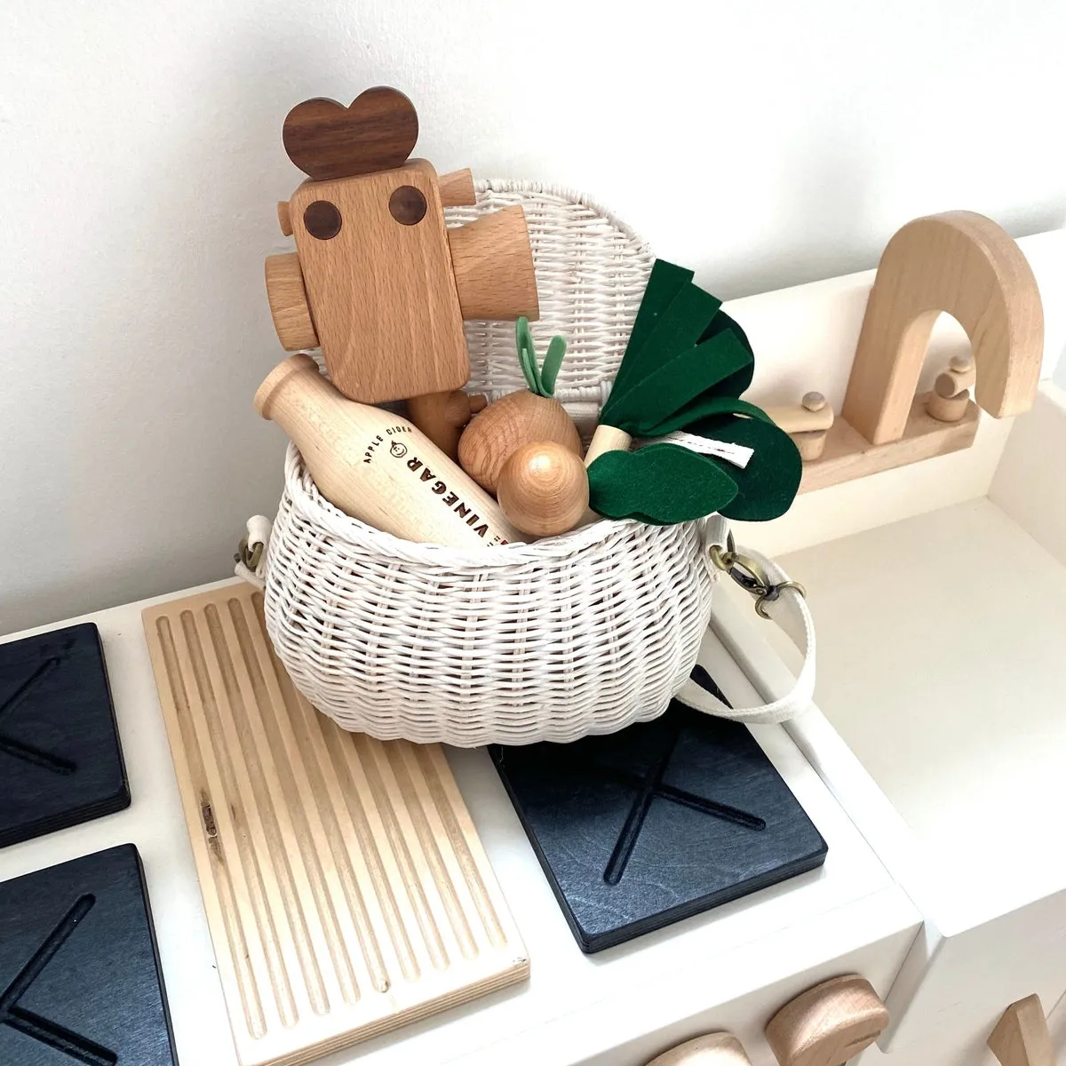 Wooden Veggies Play Food Set