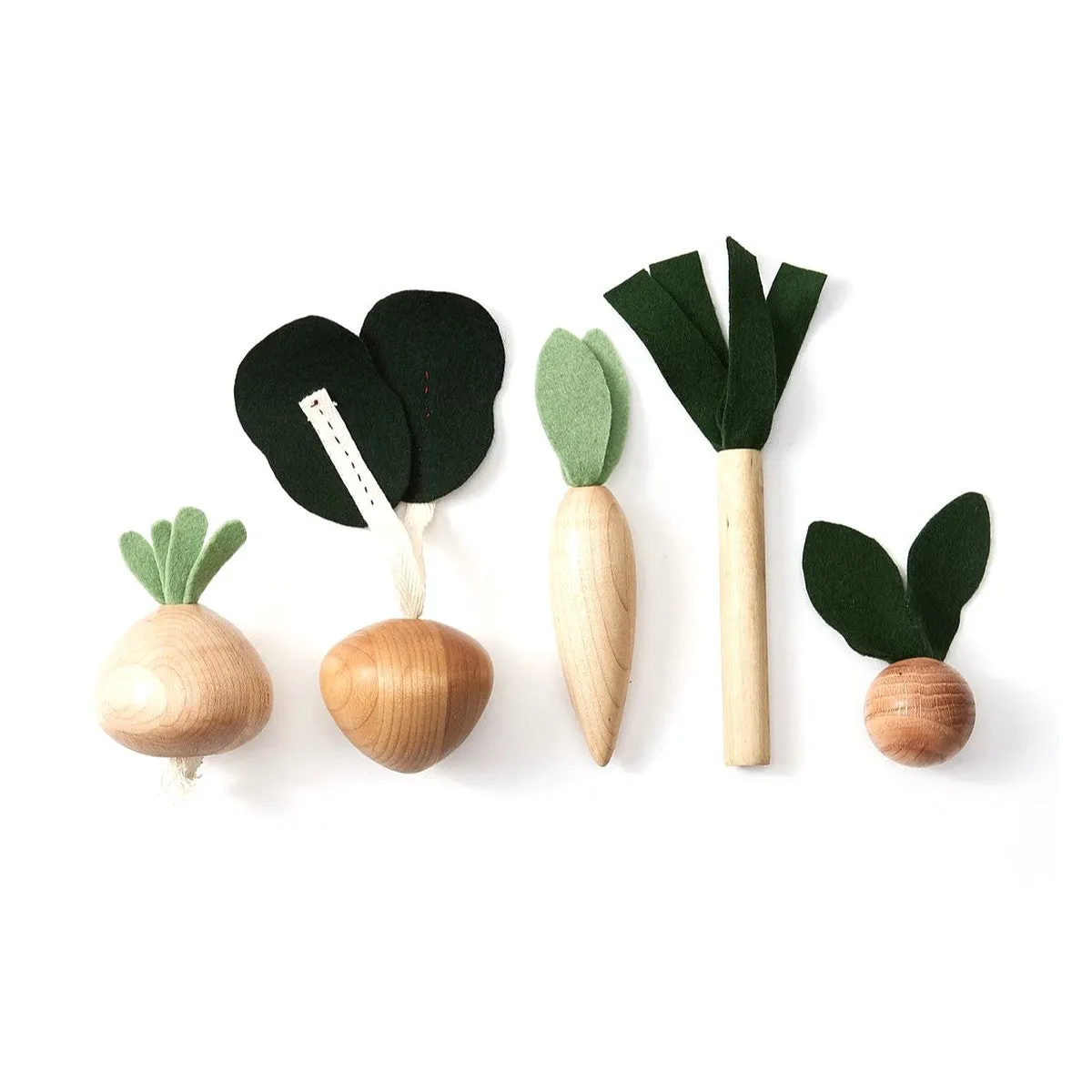 Wooden Veggies Play Food Set