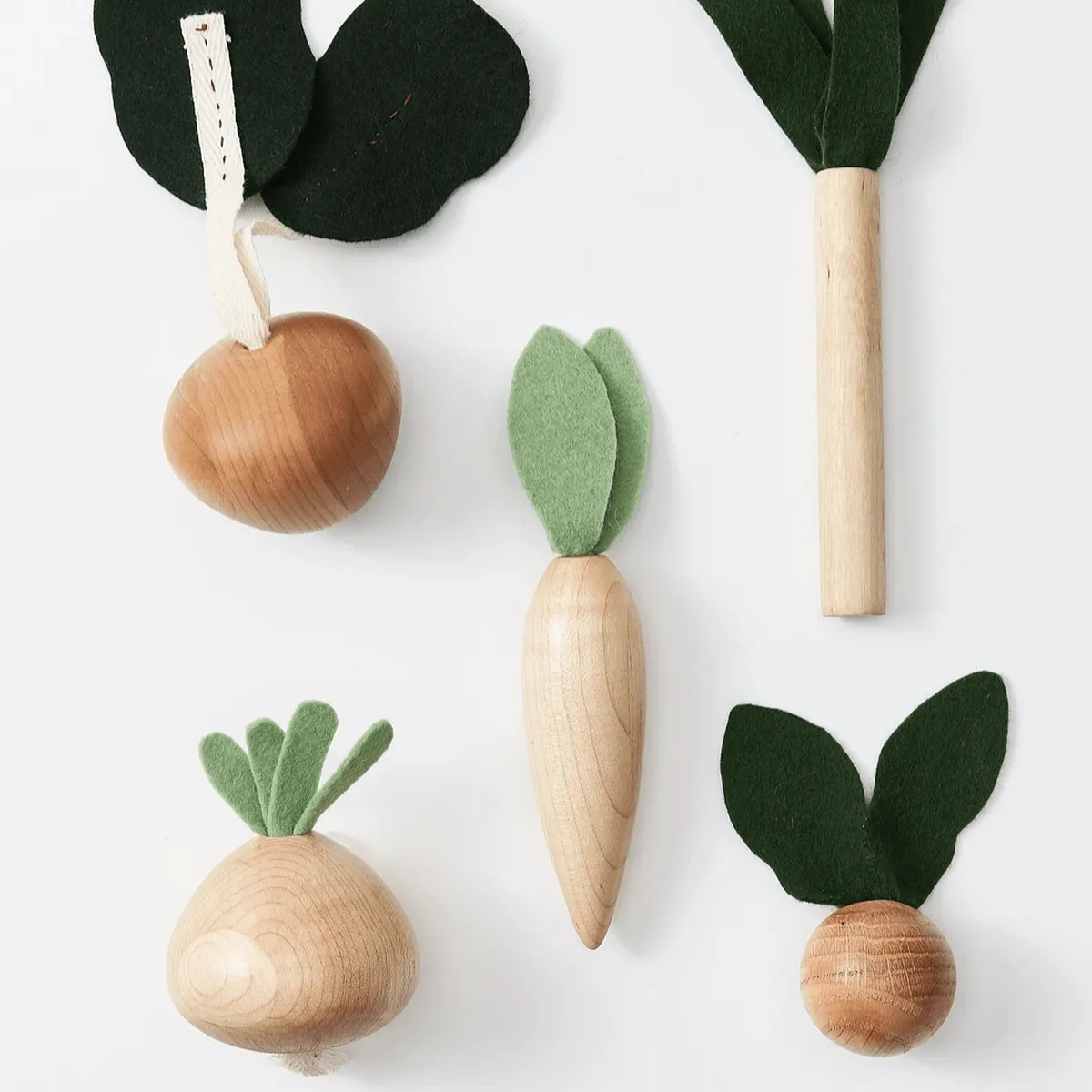 Wooden Veggies Play Food Set