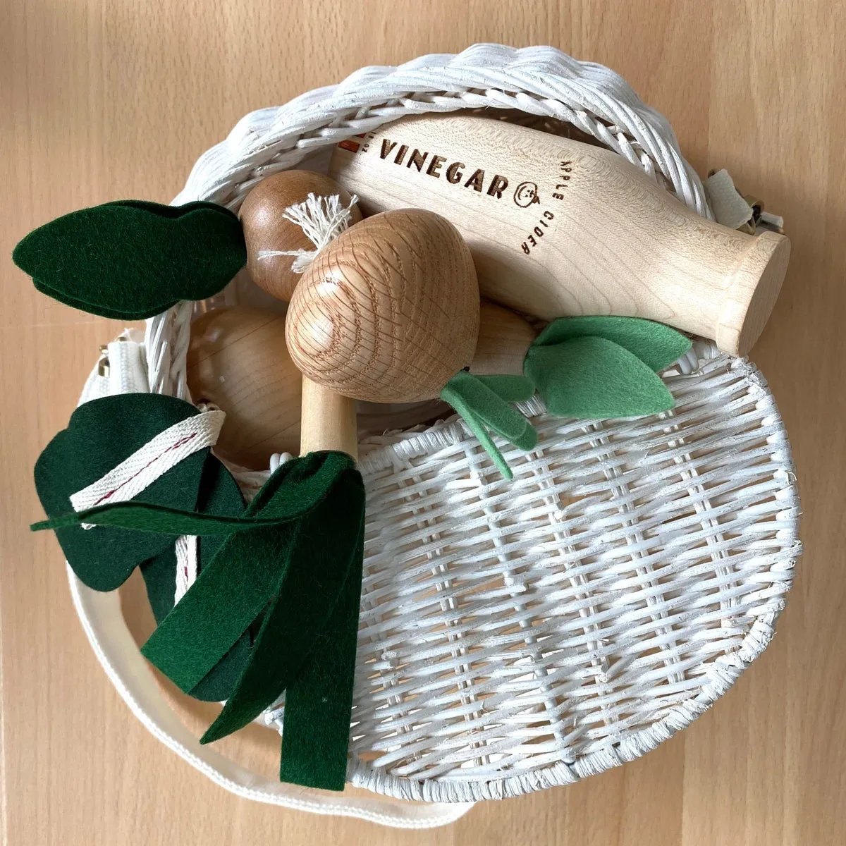 Wooden Veggies Play Food Set