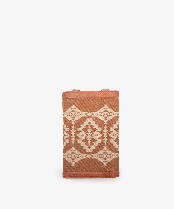 Wrangler Aztec Print Bi-fold Phone Case