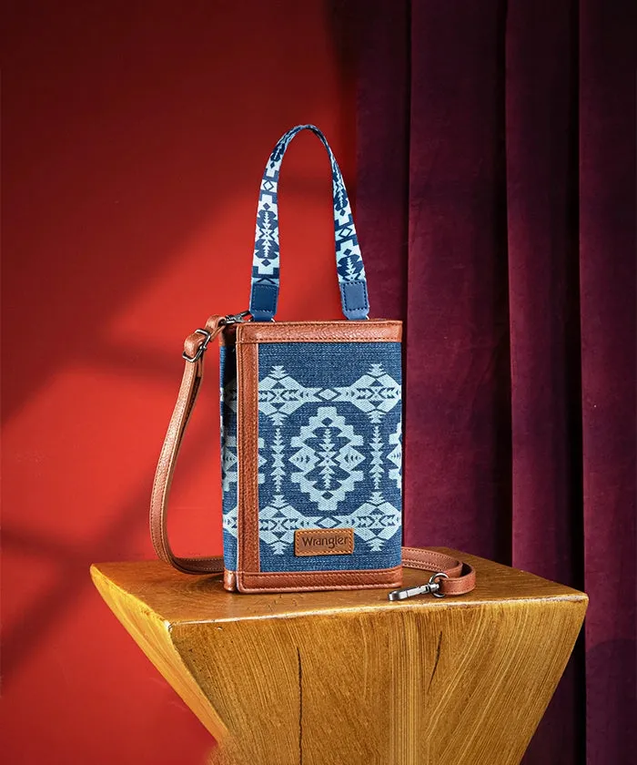 Wrangler Aztec Print Bi-fold Phone Case
