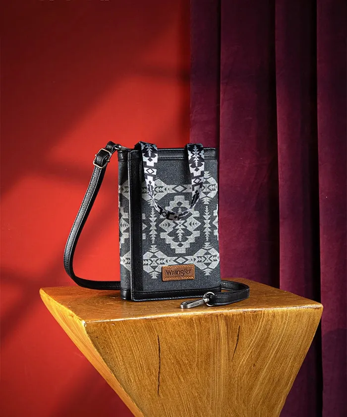 Wrangler Aztec Print Bi-fold Phone Case