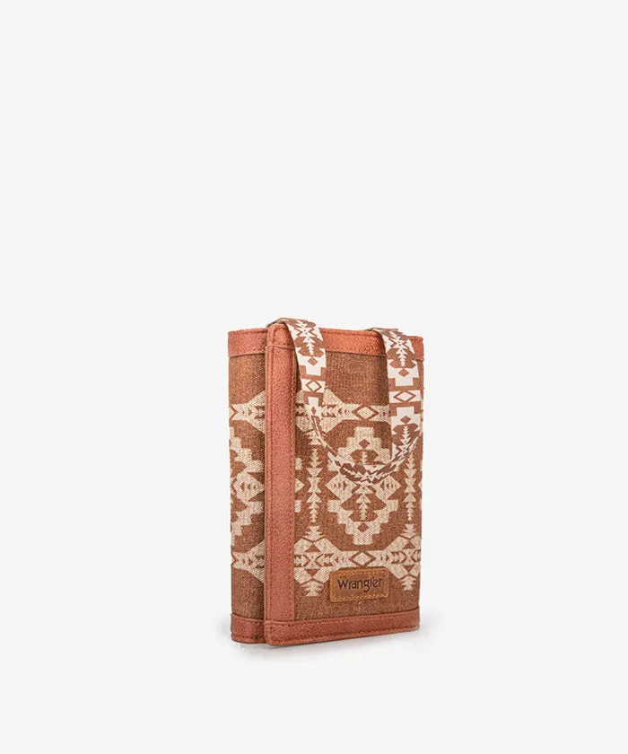 Wrangler Aztec Print Bi-fold Phone Case