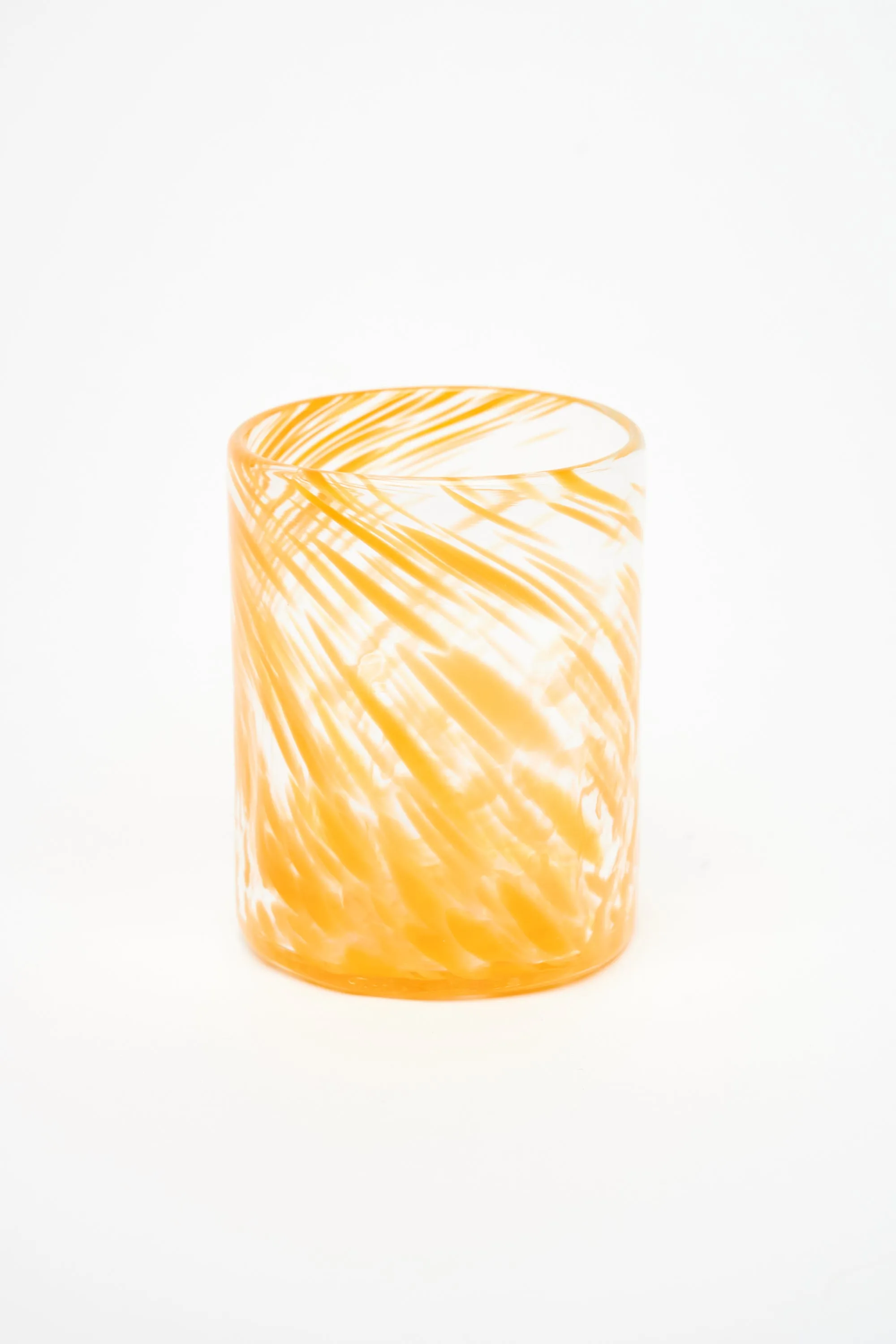 Xaquixe Short Tumblers in Orange, Set of 6