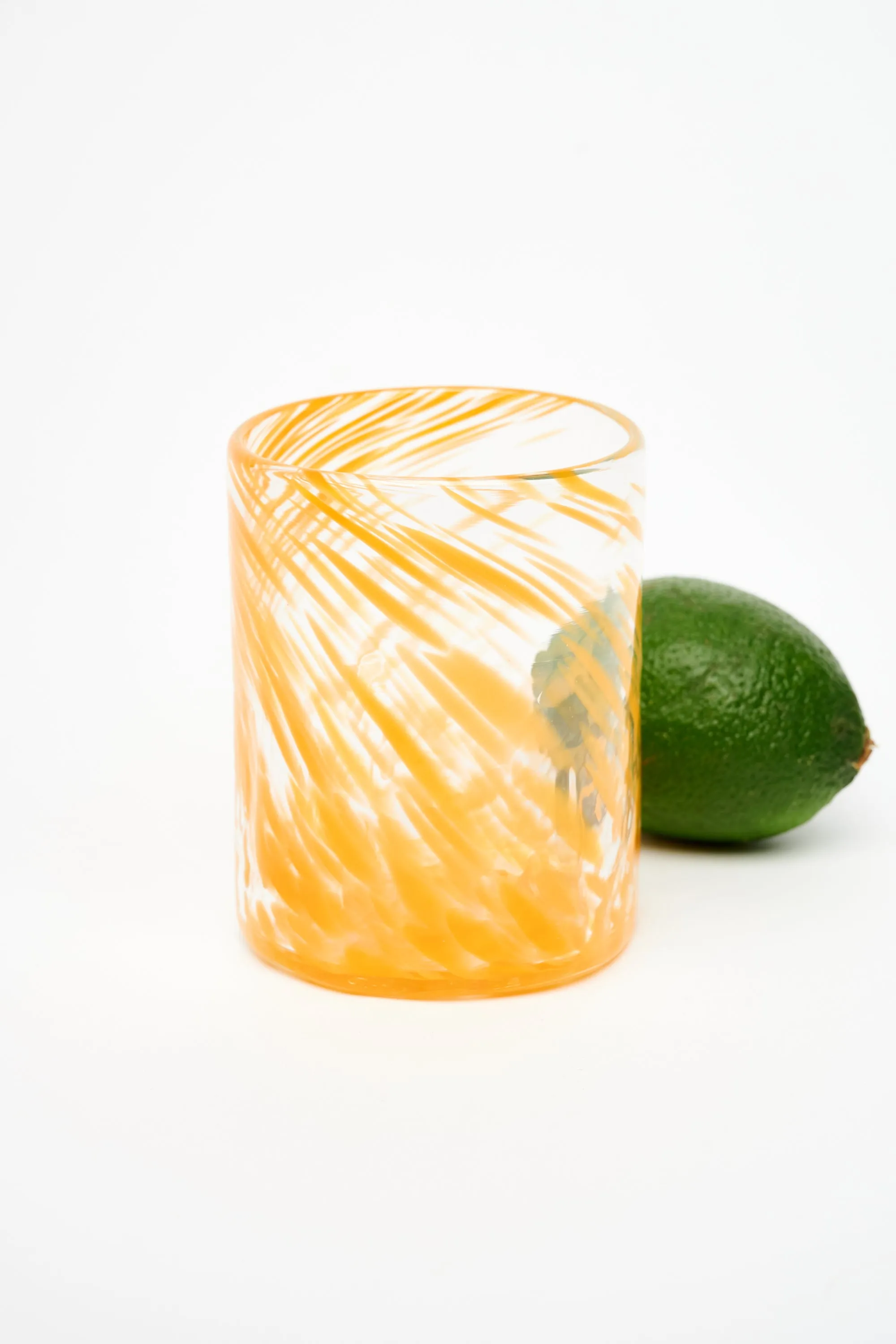 Xaquixe Short Tumblers in Orange, Set of 6