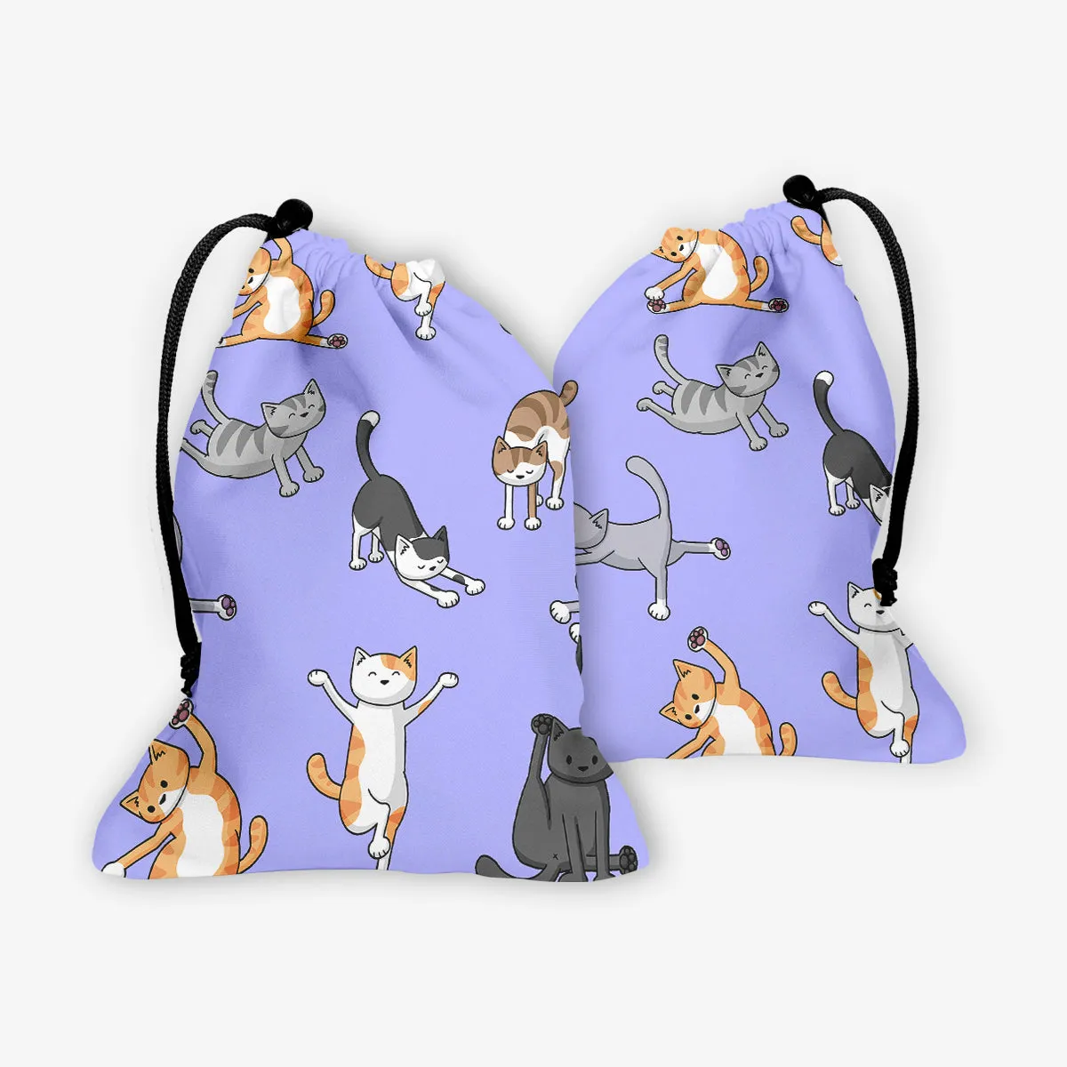 Yoga Cats Dice Bag