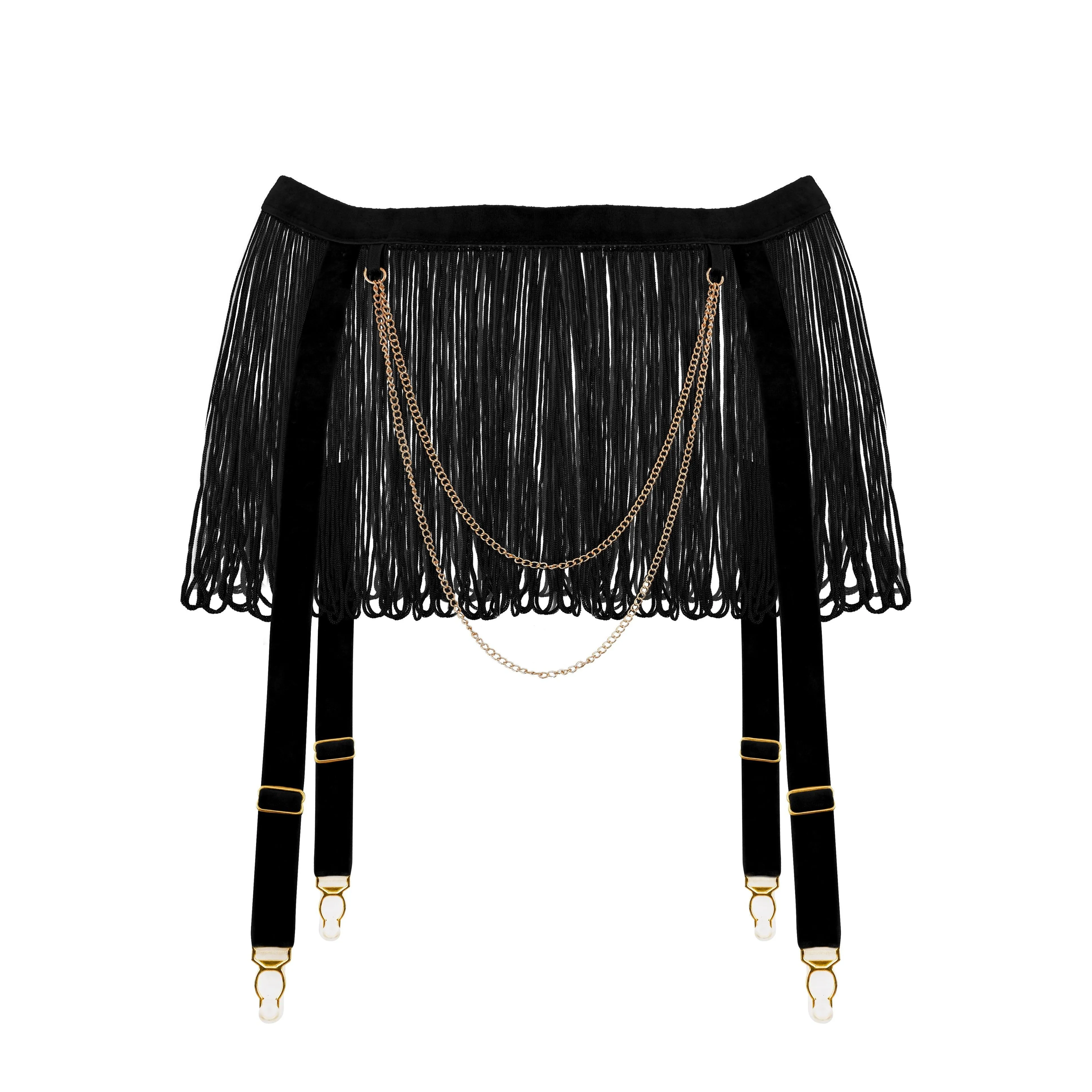 Zazzy Zelda suspender in Black
